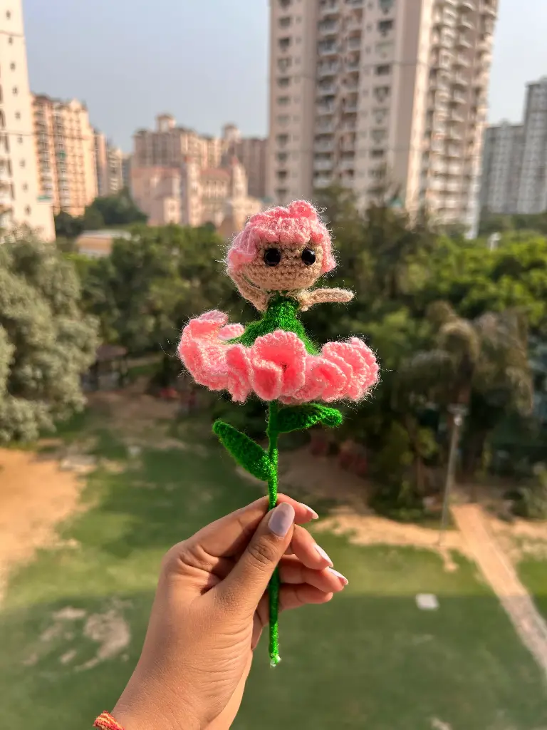 Reversible Carnation Doll