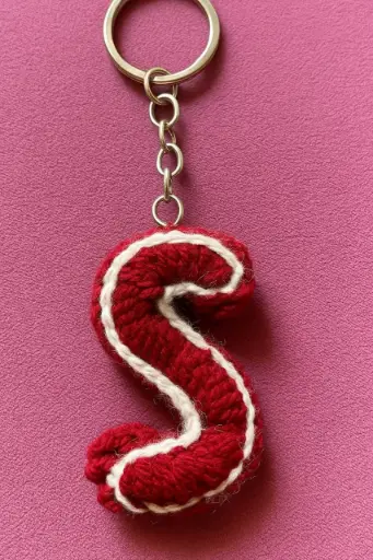 Initials keychain